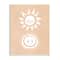 Stupell Industries Rising Sun and Moon Children's Boho Chic Sky Wall Plaque